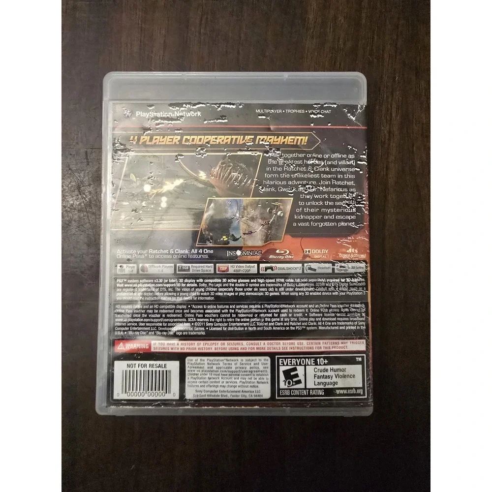 Ratchet & Clank: All 4 One (Sony PlayStation 3, 2011) TESTED‎